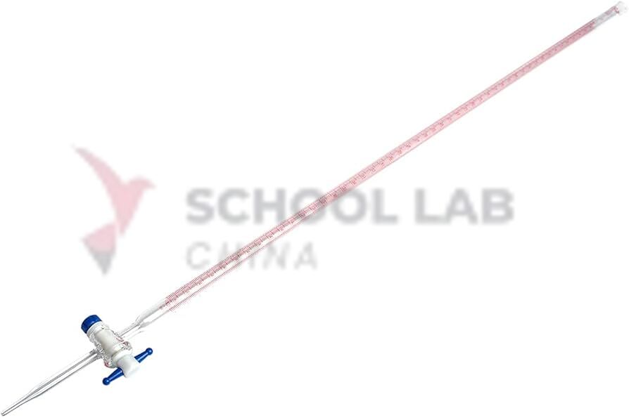 Glass Burette - PTFE Stopcock (Class B) - 50ml